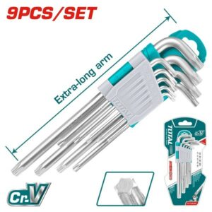 Total Long Torx Key 9Pcs Set