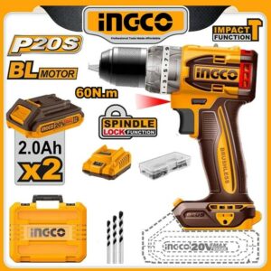 INGCO 20v Brushless Cordless Drill