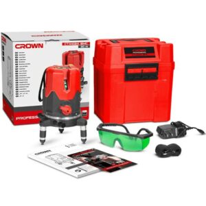 Crown CT44024 Line Lasers Green 5 Lines 30 m