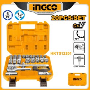 INGCO 20PCS 1/2" SOCKET SET