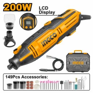 INGCO 200W MINI DIE GRINDER WITH LCD DISPLAY