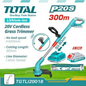 TOTAL Lithium-Ion 20V Cordless Grass Trimmer