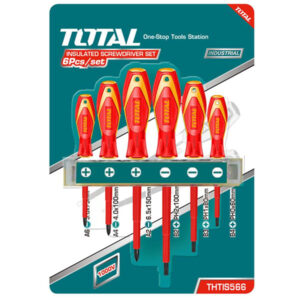 TOTAL 6pcs Insulated Screwdriver
