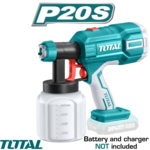 TOTAL Lithium-Ion Spray Gun Without Battery & Charger