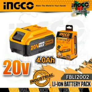 Ingco 20V Lithium-Ion 4.0Ah Battery