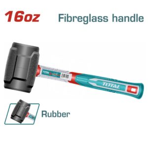 TOTAL 16oz Rubber Hammer
